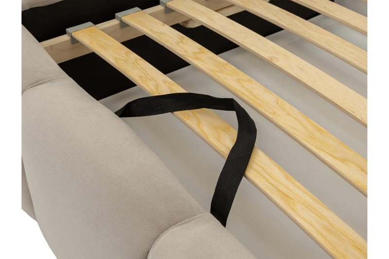 Gioia Sängram med Förvaring 90x200 cm - Beige - Products - Möbler - Säng - Sängram & sängstomme