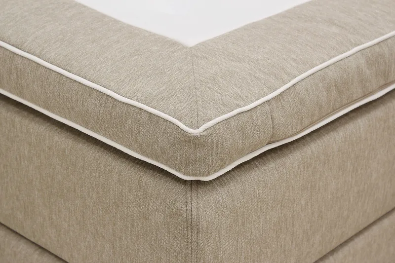 Hilton High Komplett Sängpaket 160x200 cm - Beige - Products - Möbler - Säng - Kontinentalsäng