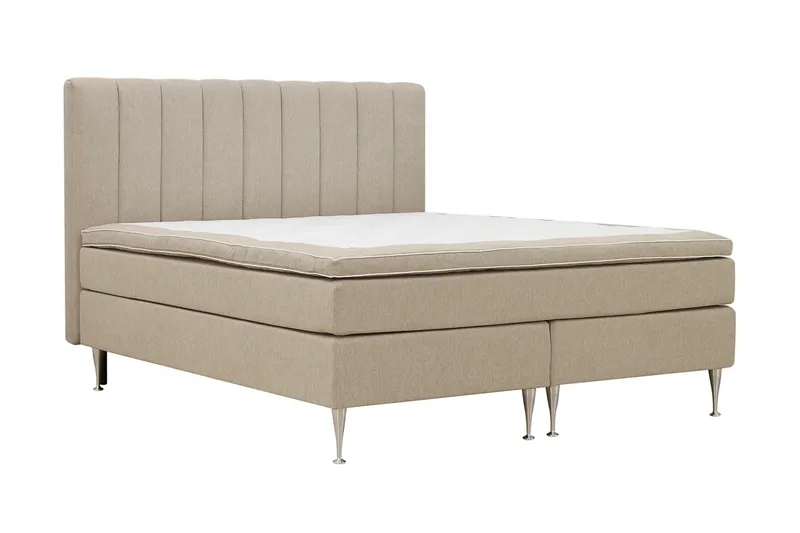 Hilton High Komplett Sängpaket 160x200 cm, Beige