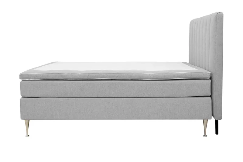 Hilton High Komplett Sängpaket 160x200 cm - Grå - Products - Möbler - Säng - Kontinentalsäng