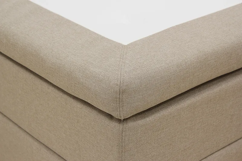 Hilton Komplett Sängpaket 160x200 cm Kontinentalsäng med diamant sänggavel - Beige - Products - Möbler - Säng - Kontinentalsäng