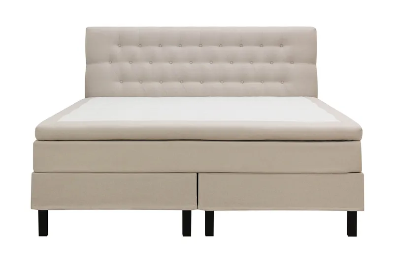Hilton Komplett Sängpaket 160x200 cm Kontinentalsäng med diamant sänggavel - Beige - Products - Möbler - Säng - Kontinentalsäng