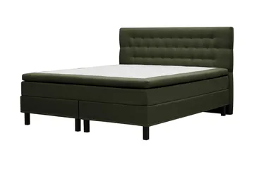 Hilton Komplett Sängpaket 160x200 cm Kontinentalsäng med diamant sänggavel - Grön - Products - Möbler - Säng - Kontinentalsäng