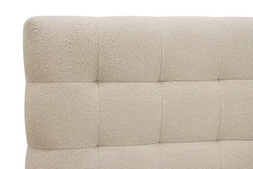 Hilton Komplett Sängpaket 160x200 cm Kontinentalsäng med rutad sänggavel - Beige / Teddy - Products - Möbler - Säng - Kontinentalsäng