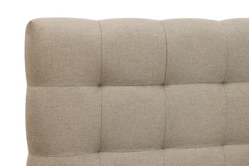 Hilton Komplett Sängpaket 160x200 cm Kontinentalsäng med rutad sänggavel - Beige - Products - Möbler - Säng - Kontinentalsäng
