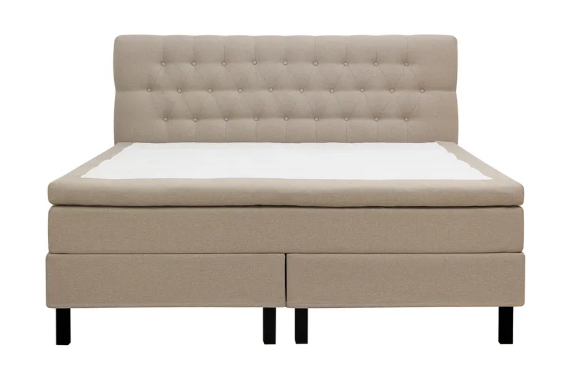 Hilton Komplett Sängpaket 180x200 cm Kontinentalsäng med diamant sänggavel - Beige - Products - Möbler - Säng - Kontinentalsäng