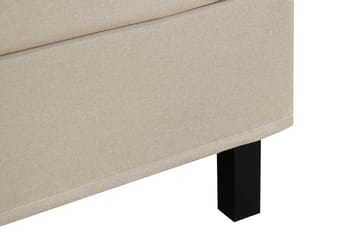 Hilton Komplett Sängpaket 180x200 cm Kontinentalsäng med rutad sänggavel - Beige - Products - Möbler - Säng - Kontinentalsäng