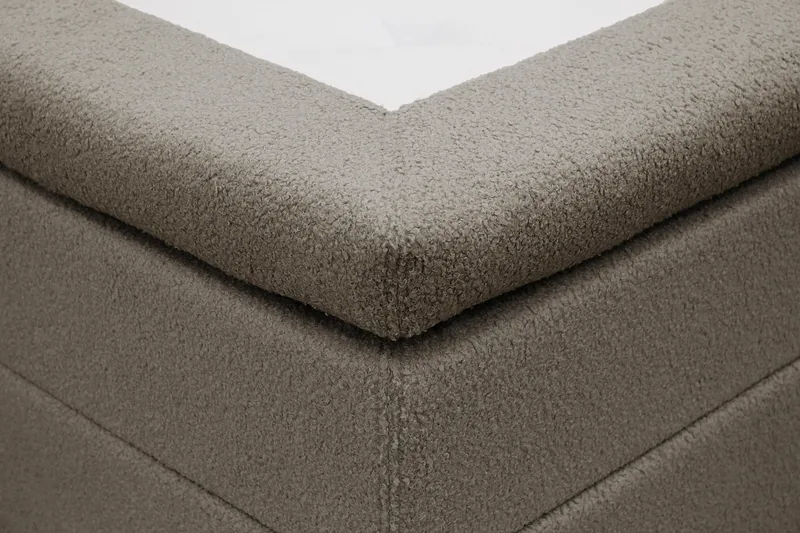 Hilton Komplett Sängpaket 180x200 cm Kontinentalsäng med rutad sänggavel - Brun - Products - Möbler - Säng - Kontinentalsäng