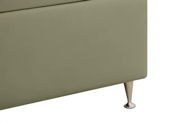 Hilton Lyx Komplett Sängpaket 160x200 cm Kontinentalsäng med knappad sänggavel i sammet - Olivgrön / Sammet - Products - Möbler - Säng - Kontinentalsäng