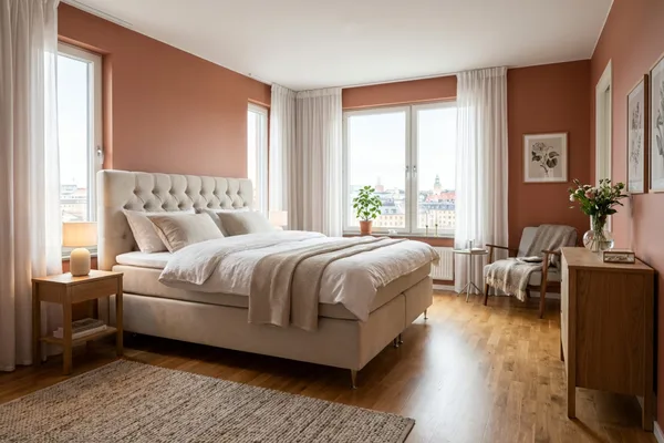 Hilton Lyx Komplett Sängpaket 180x200 cm Kontinentalsäng med knappad sänggavel i chenille - Beige - Products - Möbler - Säng - Kontinentalsäng
