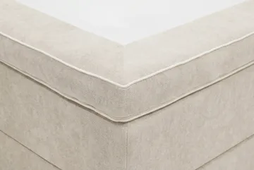 Hilton Lyx Komplett Sängpaket 180x200 cm Kontinentalsäng med knappad sänggavel i chenille - Beige - Products - Möbler - Säng - Kontinentalsäng