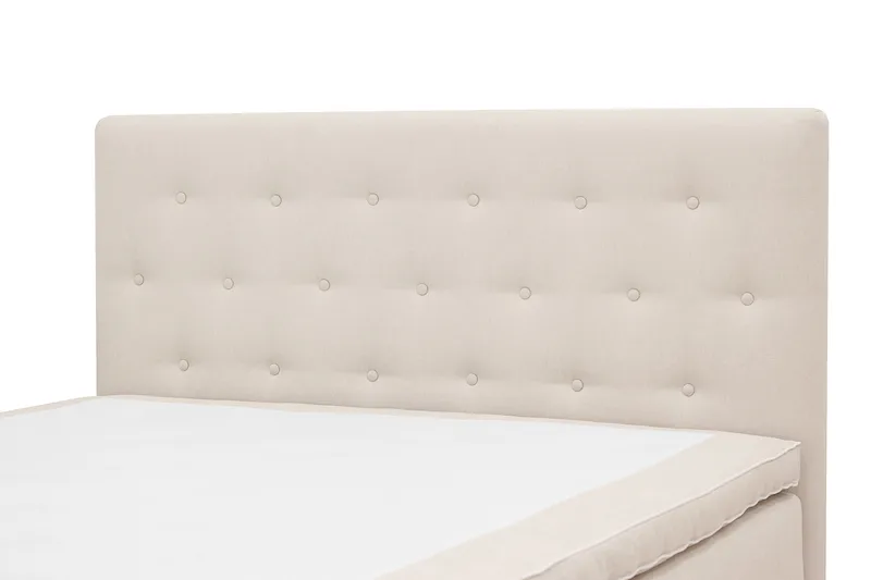 Hilton Plus Komplett Sängpaket med Förvaring 140x200 cm - Ljusbeige - Products - Möbler - Säng - Säng med förvaring