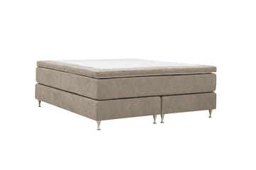 Hilton Premium Kontinentalsäng 160x200 cm - Ljusbrun Tyg - Products - Möbler - Säng - Kontinentalsäng