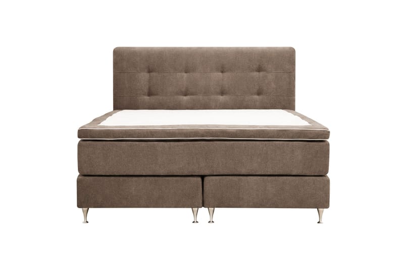 Hilton Premium Komplett Sängpaket 180x200 cm Kontinentalsäng med Sänggavel - Brun Tyg - Products - Möbler - Säng - Kontinentalsäng