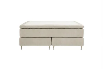 Hilton Premium Kontinentalsäng 160x200 cm - Beige Tyg - Products - Möbler - Säng - Kontinentalsäng