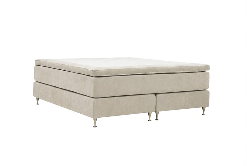 Hilton Premium Kontinentalsäng 160x200 cm - Beige Tyg - Products - Möbler - Säng - Kontinentalsäng