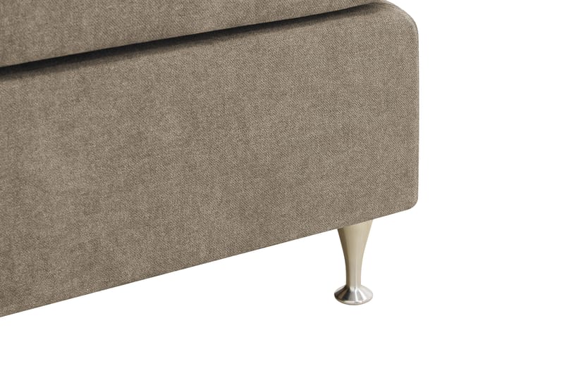 Hilton Premium Komplett Sängpaket 180x200 cm Kontinentalsäng med Sänggavel - Ljusbrun Tyg - Products - Möbler - Säng - Kontinentalsäng