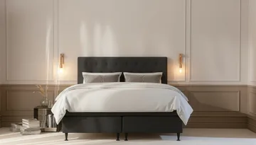 Hilton Plus Komplett Sängpaket 180x200 cm - Antracit - Products - Möbler - Säng - Komplett sängpaket
