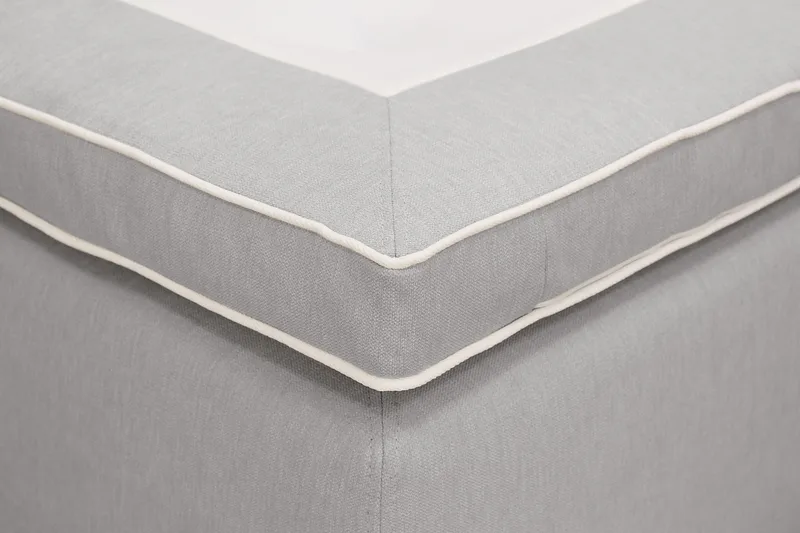 Hilton Plus Komplett Sängpaket med Förvaring 160x200 cm - Grå - Products - Möbler - Säng - Säng med förvaring