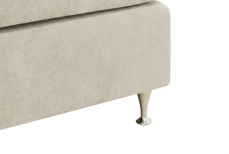 Hilton Premium Komplett Sängpaket 180x200 cm Kontinentalsäng med Sänggavel - Beige Tyg - Products - Möbler - Säng - Kontinentalsäng