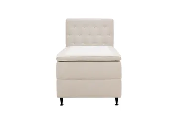 Med sänggavel - Ljusbeige