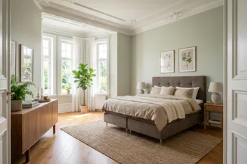 Hilton Premium Kontinentalsäng 160x200 cm - Brun Tyg - Products - Möbler - Säng - Kontinentalsäng