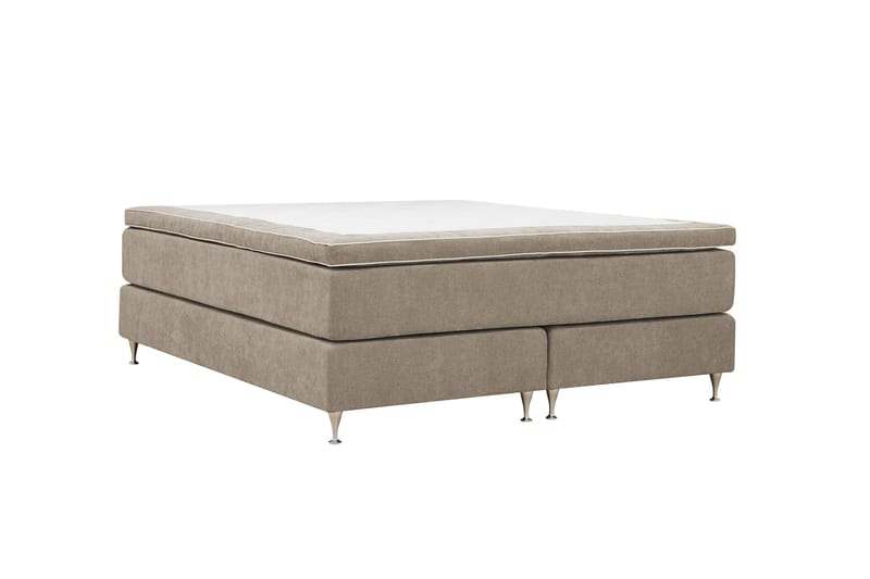 Hilton Premium Kontinentalsäng 180x200 cm - Ljusbrun Tyg - Products - Möbler - Säng - Kontinentalsäng