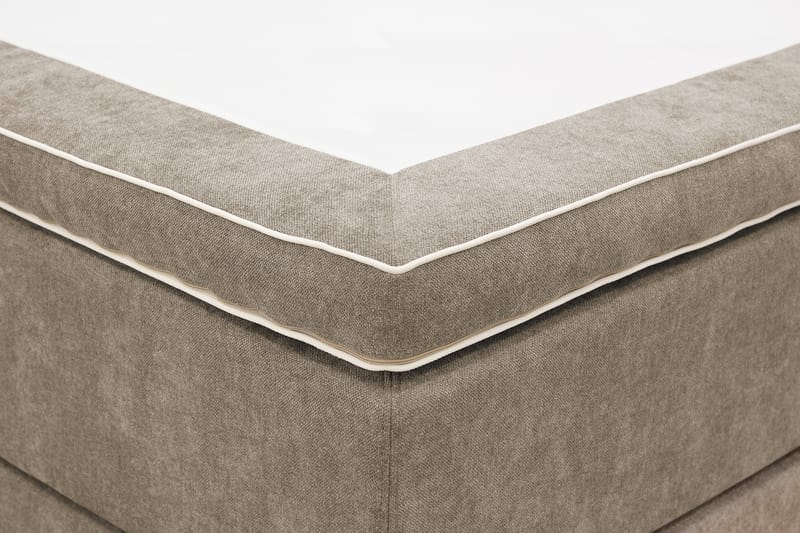 Hilton Premium Kontinentalsäng 160x200 cm - Ljusbrun Tyg - Products - Möbler - Säng - Kontinentalsäng