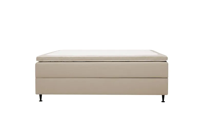 Hilton Plus Kontinentalsäng med Förvaring 160x200 cm - Beige - Products - Möbler - Säng - Enkelsäng