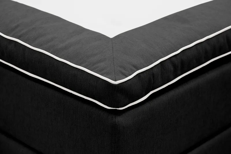 Hilton Plus Komplett Sängpaket 180x200 cm - Antracit - Products - Möbler - Säng - Komplett sängpaket