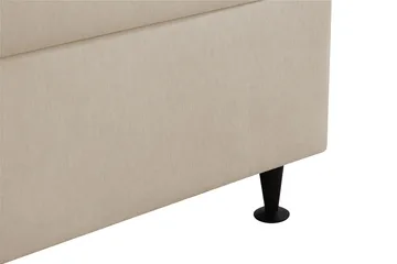 Hilton Plus Kontinentalsäng med Förvaring 160x200 cm - Beige - Products - Möbler - Säng - Enkelsäng
