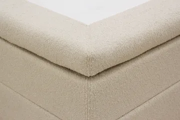 HVILA Classic Komplett Sängpaket 180x200 cm Kontinentalsäng med rutad sänggavel - Beige / Teddy - Products - Möbler - Säng - Kontinentalsäng