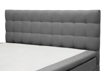 HVILA Classic Komplett Sängpaket 180x200 cm Kontinentalsäng med rutad sänggavel - Grå - Products - Möbler - Säng - Kontinentalsäng