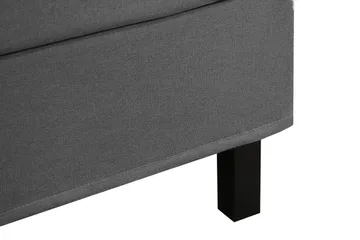 HVILA Classic Komplett Sängpaket 180x200 cm Kontinentalsäng med rutad sänggavel - Grå - Products - Möbler - Säng - Kontinentalsäng