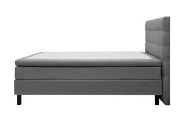 HVILA Classic Komplett Sängpaket 180x200 cm Kontinentalsäng med rutad sänggavel - Grå - Products - Möbler - Säng - Kontinentalsäng