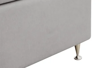 HVILA Lyx Komplett Sängpaket 180x200 cm Kontinentalsäng med knappad sänggavel - Grå - Products - Möbler - Säng - Kontinentalsäng