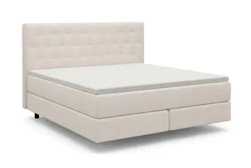 HVILA Premium Sängpaket Kontinentalsäng 180x200 cm med svävande effekt inkl. Bäddmadrass i Latex med Tvättbar klädsel - Medium/Fast - Products - Möbler - Säng - Komplett sängpaket