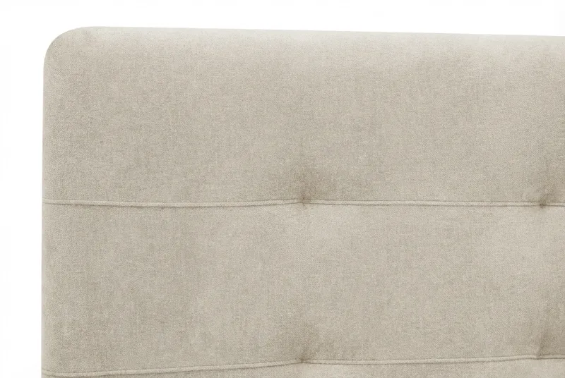 HVILA Premium Komplett Sängpaket 160x200 cm Kontinentalsäng med Sänggavel - Beige Tyg - Products - Möbler - Säng - Kontinentalsäng