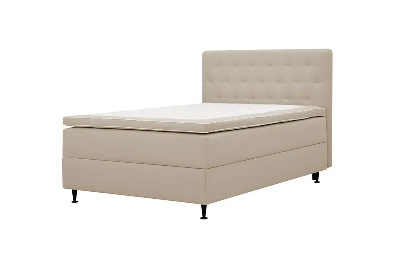 HVILA Plus Komplett Sängpaket med Förvaring 140x200 cm - Beige - Products - Möbler - Säng - Komplett sängpaket