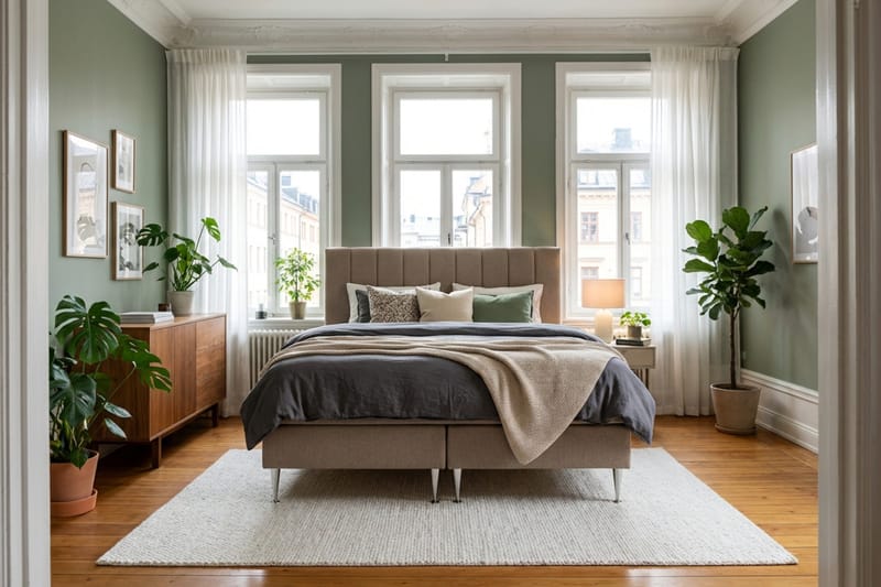 HVILA Plus Kontinentalsäng 180x200 cm - Brun - Products - Möbler - Säng - Komplett sängpaket