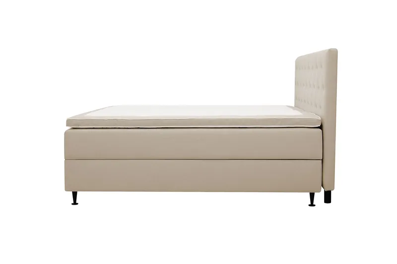 HVILA Plus Komplett Sängpaket med Förvaring 160x200 cm - Beige - Products - Möbler - Säng - Komplett sängpaket