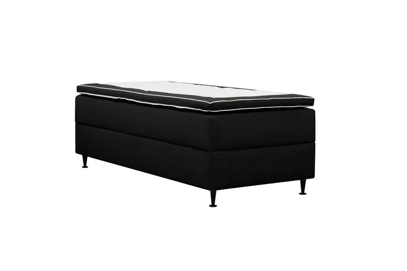 HVILA Plus Kontinentalsäng med Förvaring 90x200 cm - Antracit - Products - Möbler - Säng - Säng med förvaring