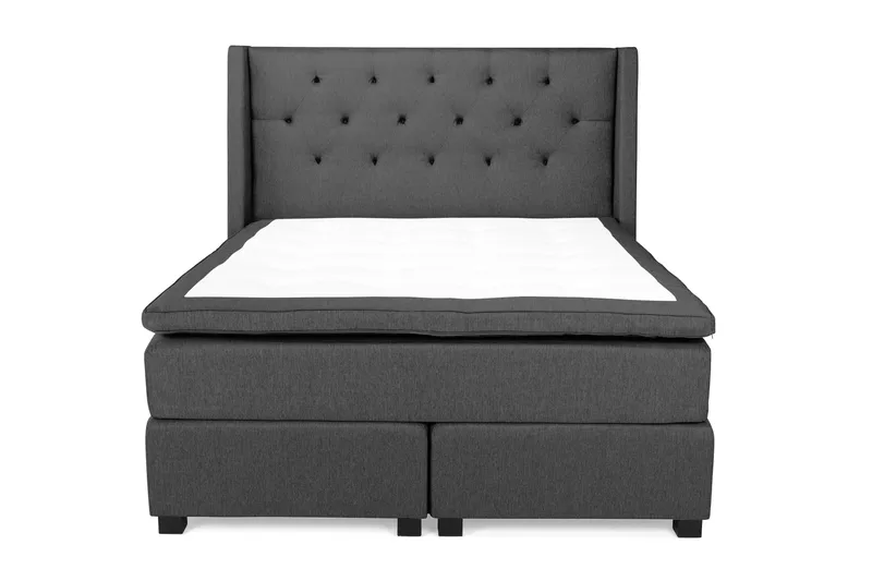 Imperia Kontinentalsäng 160x200 cm, Mörkgrå