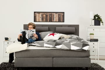 James Kontinentalsäng 180x200 cm - Ljusgrå - Products - Möbler - Säng - Kontinentalsäng