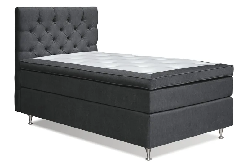 Joluma Kontinentalsäng Fast 105x200 cm - (+Fler val) 105x200 cm Svart - Products - Möbler - Säng - Kontinentalsäng