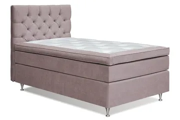 Joluma Kontinentalsäng Fast 105x200 cm - (+Fler val) 105x200 cm Vintagerose - Products - Möbler - Säng - Kontinentalsäng