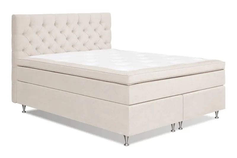 Joluma Kontinentalsäng Fast 180x200 cm - (+Fler val) 180x200 cm Ljusbeige - Products - Möbler - Säng - Kontinentalsäng