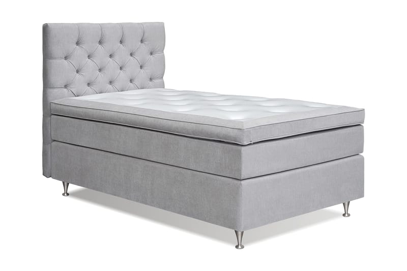 Joluma Kontinentalsäng Medium 140x200 cm - (+Fler val) 140x200 cm Ljusgrå - Products - Möbler - Säng - Kontinentalsäng