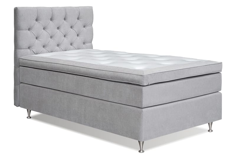 Joluma Kontinentalsäng Medium 140x200 cm - (+Fler val) 140x200 cm Ljusgrå - Products - Möbler - Säng - Kontinentalsäng