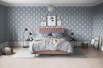 Joluma Kontinentalsäng Medium 140x200 cm - (+Fler val) 140x200 cm Mörkrosa - Products - Möbler - Säng - Kontinentalsäng